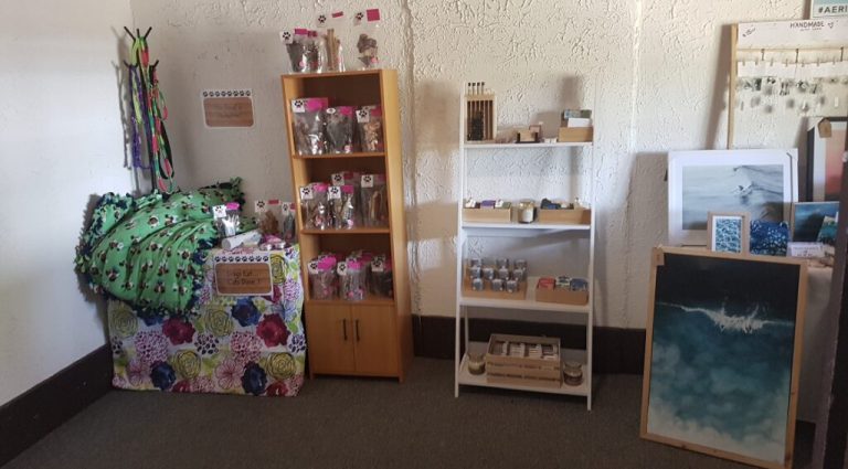 Photo of the Australind Artisan Collective display at Henton Cottage