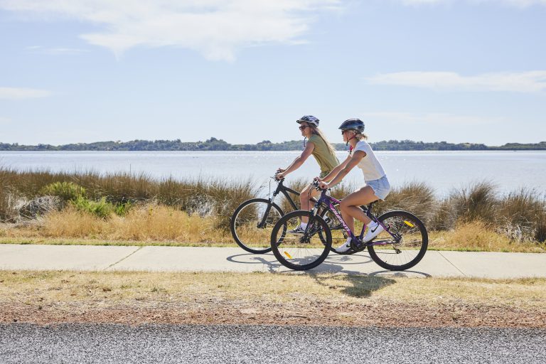 Bike riding Leschenault Estuary