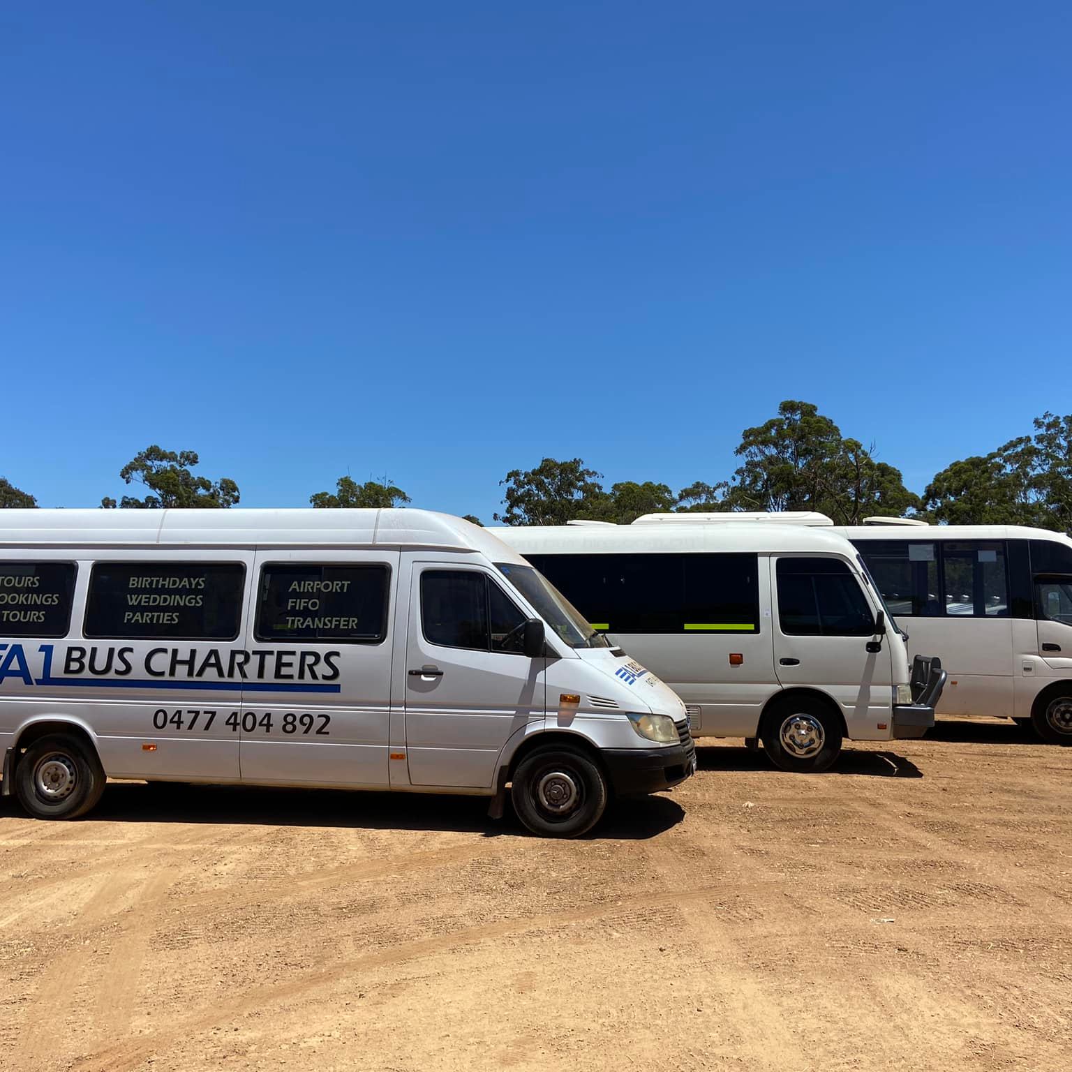 Image of the A1 Bus Charters Bus Fleet