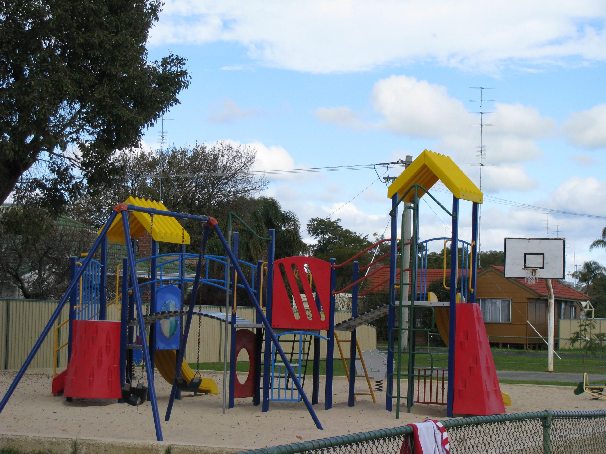 Image of the playground at Apex Park