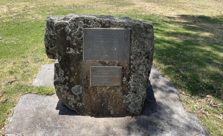 Harvey River Diversion Commemorative Plaque