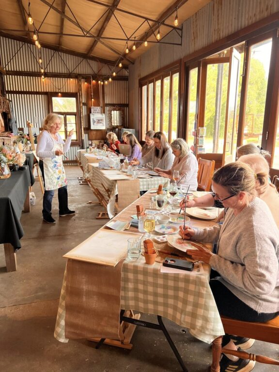 Watercolour Bulbs in the Barn