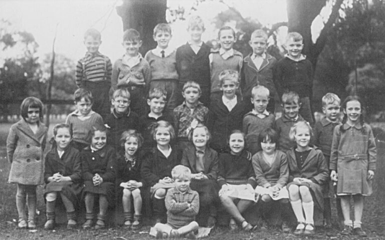 Brunswick School children, 1935-36 | Credit Bernie Stanley